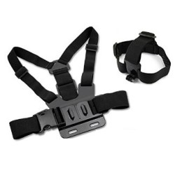 Pack Arnés de cabeza y pecho para Cámara deportiva Gopro o SJ4000 GP-59