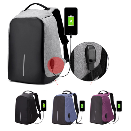 Mochila Anti-robo con puerto USB