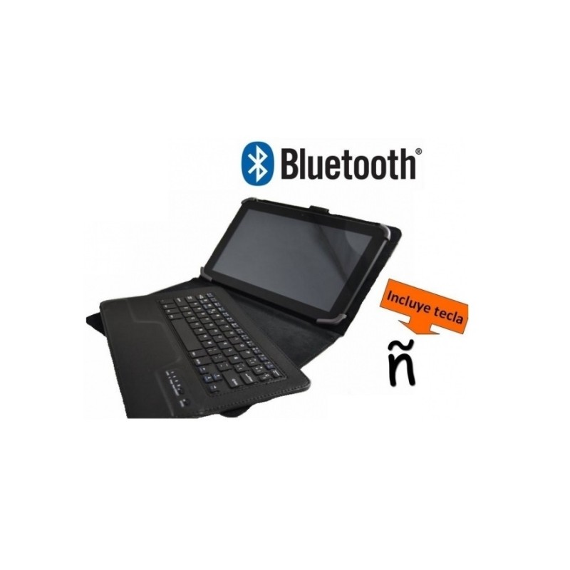 Funda con Teclado Bluetooth Extraíble para Tablet 9.7 - 10.2"