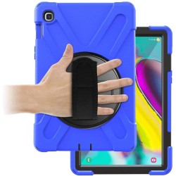 Funda Anticaída para Samsung Galaxy Tab S7 11" (SM-T870/SM-T875),  con Soporte Rotación, Correa de Mano/Hombro, Funda Antichoque