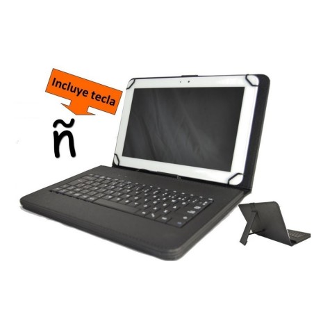 Funda con Teclado Extraíble tablet  10.1"