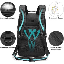 Mochila Táctica Militar 40L - Mochila para Senderismo al Aire Libre Camping