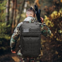 Mochila Táctica Militar 40L - Mochila para Senderismo al Aire Libre Camping