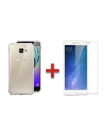 Funda smartphone Samsung Note 8 Gel Transparente - Carcasa Ultra Fina Silicona TPU + protector cristal templado