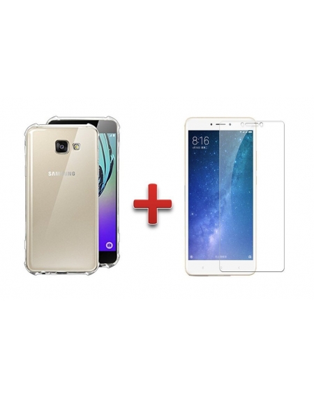 Funda smartphone Samsung Note 8 Gel Transparente - Carcasa Ultra Fina Silicona TPU + protector cristal templado