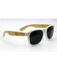 Gafas De Sol De Madera Unisex con Diseño Original. Montura en Blanco. Incluye Funda rígida.