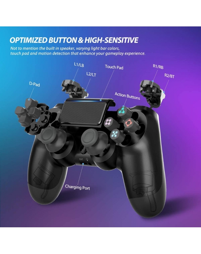 Mando Bluetooth PS4 - The Outlet Tablet S.L.