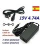 Adaptador de corriente para ordenador portátil HP Pavilion, dispositivo de carga de 19V 4,74A 7,4 x 5,0mm DV3, DV4, DV5, DV6