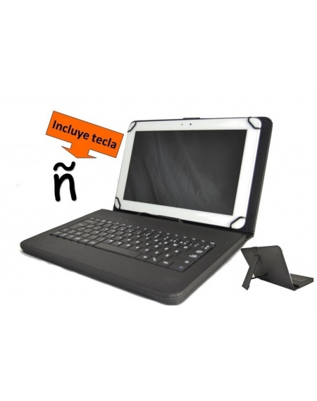 Funda con Teclado Extraíble tablet 10.1"
