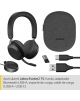 Jabra Evolve2 75 Wireless PC Headset with Charging Dock and 8-Mic Technology