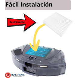 Filtros hepa compatibles con Aspirador Xiaomi Vacuum S20, 4 filtros