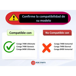 Filtros hepa compatibles con aspirador Cecotec Conga 7490 Ultimate / 8490 Ultimate, Kit 4 filtros