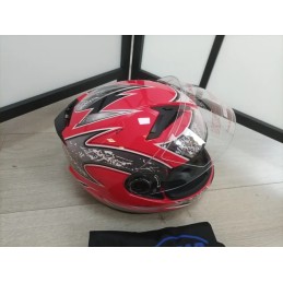 protectWEAR Casco de moto para niños Talla YXL