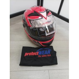 protectWEAR Casco de moto para niños Talla YXL