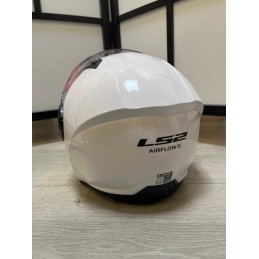 LS2, Casco Moto Jet Airflow Solid White Talla XL