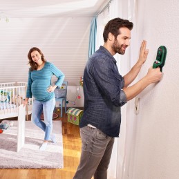 Detector UniversalDetect de Bosch (guía paso a paso en la pantalla para un manejo sencillo