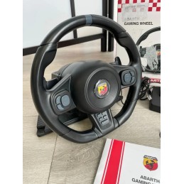 Simulador de conducción volante y pedales Abarth