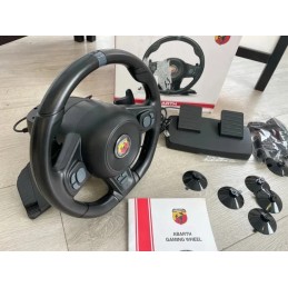 Simulador de conducción volante y pedales Abarth