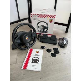 Simulador de conducción volante y pedales Abarth