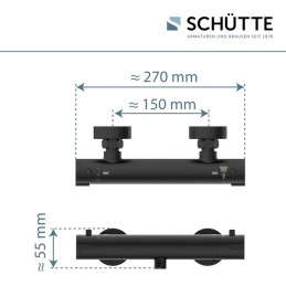 SCHÜTTE LONDON 52466 - Termostato de ducha