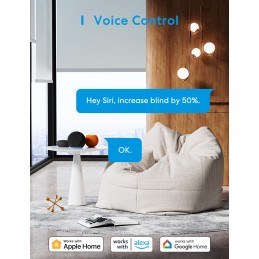 4 x Meross Interruptor de Persianas WiFi, Interruptor de Cortina LED Inteligentes