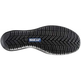 Sparco Bota Adulto Unisex Negro Sintético Motorista Cierre Cordones Caña Baja Unisex-Adultos