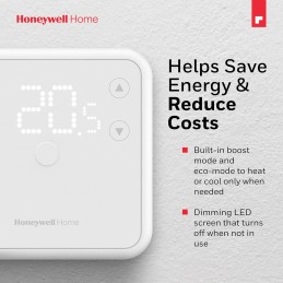 Honeywell Home DT3 Termostato On/Off Negro