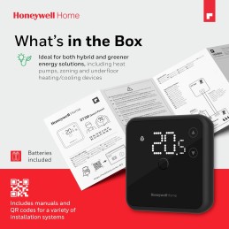 Honeywell Home DT3 Termostato On/Off Negro