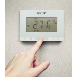 Garza - Termostato Digital Programable de pared, Controlador de temperatura para caldera y calefacción