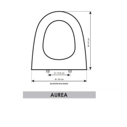 Gala 5122001 - Asiento WC Aurea blanco