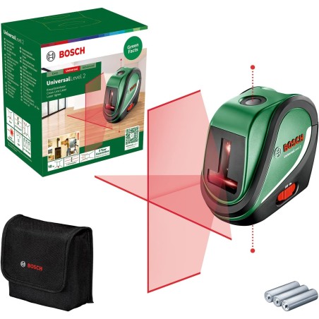 Bosch nivel láser de líneas cruzadas UniversalLevel 2