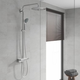 GROHE Vitalio Joy 260 QuickFix- Sistema ducha termostática con bandeja