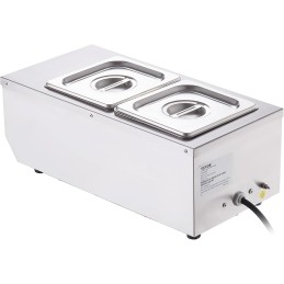 VEVOR Fundidor de Chocolate 800W 2 x 1,5 L