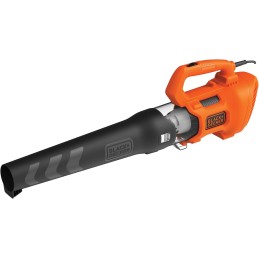 BLACK+DECKER Soplador de Hojas Axial 1.850W, Velocidad de Soplado 225 km/h