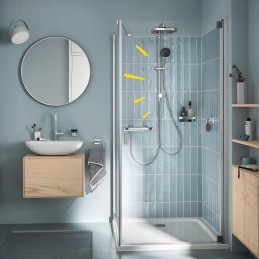 GROHE 26698001 Sistema de Ducha, Cromo, Rail 74 cm