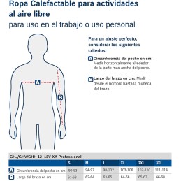 Bosch Professional Chaqueta calefactable