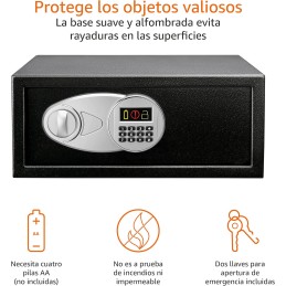 Caja Fuerte de Seguridad de Acero con Teclado Digital 20L