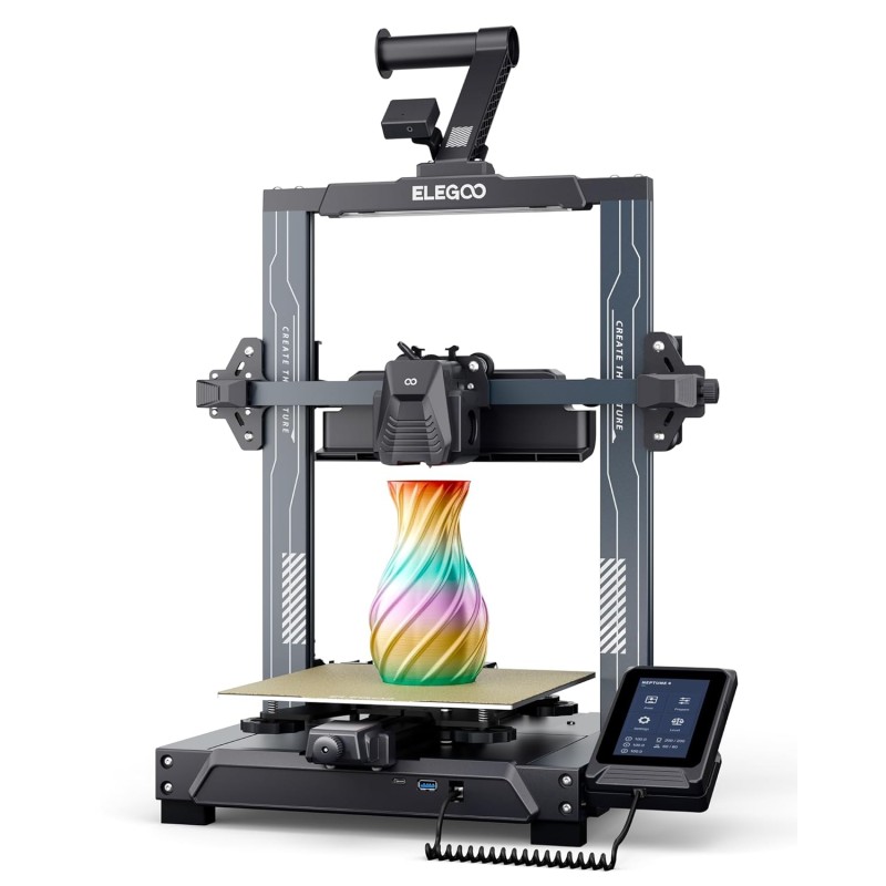 ELEGOO Neptune 4 Impresora 3D FDM, con Alta Velocidad de 500mm/s