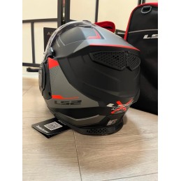 LS2, Casco Moto Modular ADVANT X OBLIVION Matt Black Titanium, L