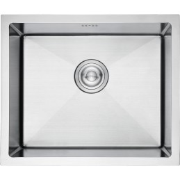 Ibergrif M85043 Fregadero Cocina 50 x 43 cm, Fregadero Bajo Encimera o Sobre Encimera