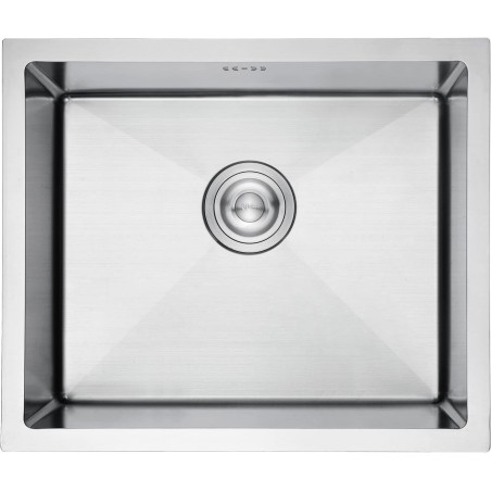 Ibergrif M85043 Fregadero Cocina 50 x 43 cm, Fregadero Bajo Encimera o Sobre Encimera