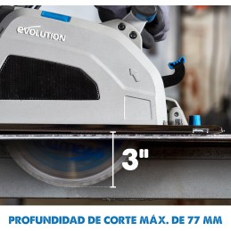 Evolution Sierra tronzadora industrial para acero de 210 mm S210CCS de Evolution