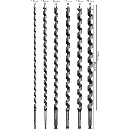 Bosch Professional 2 607 019 323 - Set de 6 brocas salomónicas