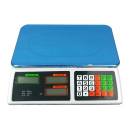 Báscula de Tienda, Electrónica, Pantalla Digital, Capacidad de Carga de hasta 40 kg