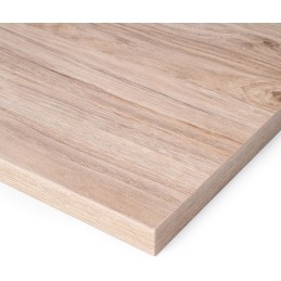 EMUCA - Tableros para Mesa de Comedor o Escritorio, 900x500, Efecto Roble, Madera