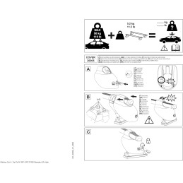 RAX K02820005 CAM - Sistema portaequipajes premontado (Cód. 20005)