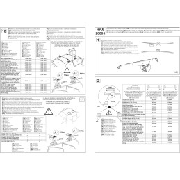 RAX K02820005 CAM - Sistema portaequipajes premontado (Cód. 20005)